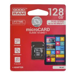   GOODRAM MEMÓRIAKÁRTYA TransFlash 128GB (microSDXC - Class 10, UHS-1) + SD adapter