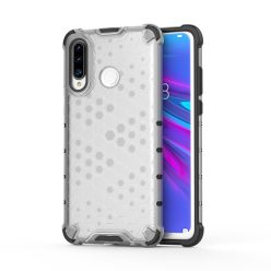   Honeycomb Ütésálló Armor Tok TPU Huawei P30 Lite Áttetsző