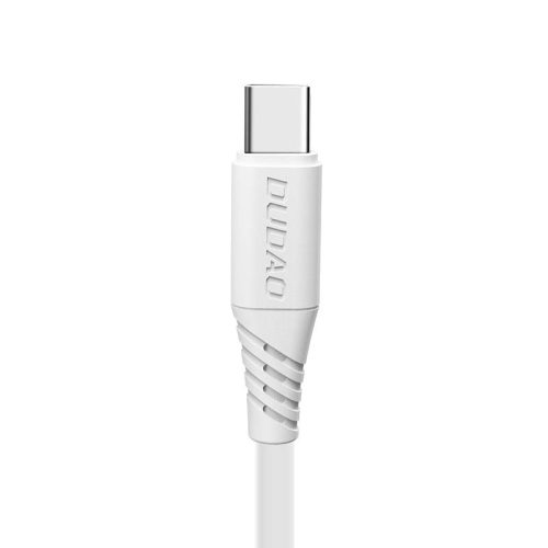 Dudao USB / USB Type C Gyors Töltés Adat Kábel 5A 1m Fehér (L2T 1m Fehér)