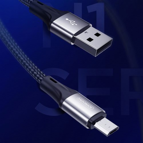 Joyroom USB - micro USB Kábel 3 A 1 m Fekete (S-1030N1)