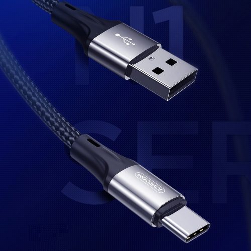 Joyroom USB - USB Type C Kábel 3 A 1 m Fekete (S-1030N1)