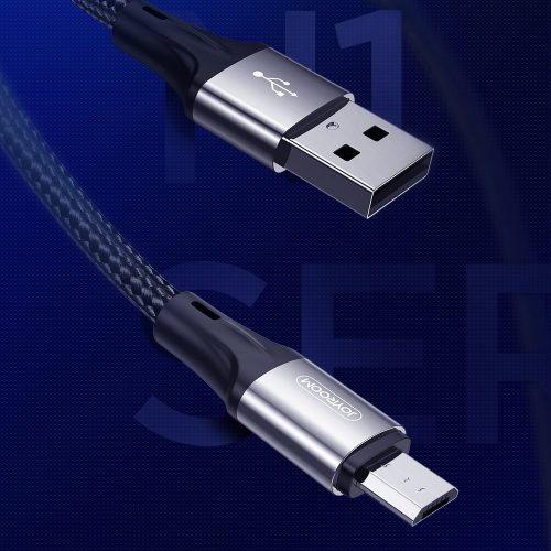 Joyroom USB - micro USB Kábel 3 A 1,5 m Fekete (S-1530N1)