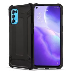   RMPACK Oppo Reno5 5G Ütésálló Armor Tok Guard Series 2in1 Fekete