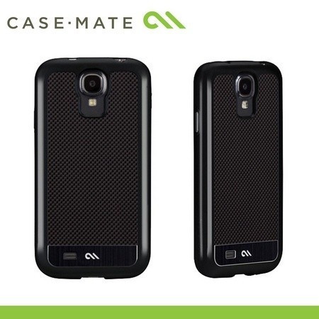 Samsung Galaxy S4 Tok CASE-MATE műanyag telefonvédő PREMIUM CARBON FIBRE - FEKETE CM026852