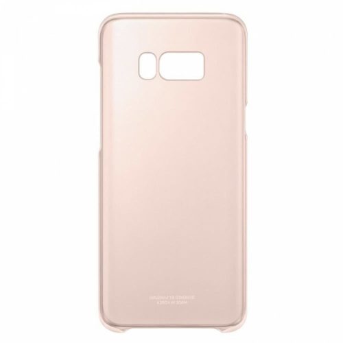 Samsung Galaxy Galaxy S8 Plus / S8+ Tok Gyári Műanyag Átlátszó/Pink EF-QG955CP