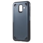 Samsung Galaxy A6 (2018) Tok Ütésálló Armor Rugged Series 2in1 Csúszásgátlóval Sötétkék