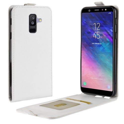 Samsung Galaxy A6+ (2018) Flip Tok Mágneses Fehér
