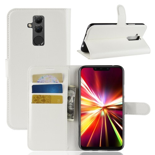 Huawei Mate 20 Lite Notesz Tok Business Series Kitámasztható - Bankkártyatartóval Fehér