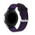 Pótszíj - Szilikon Óraszíj Samsung Galaxy Watch 46mm TwoTone Series Fekete/Lila