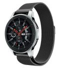 Samsung Galaxy Watch 46mm FémSzíj - Pótszíj Mágneses Fekete