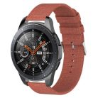 Samsung Galaxy Watch 46mm Óraszíj - Pótszíj Textil Canvas Narancssárga