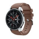 Szilikon Óraszíj - Pótszíj Samsung Galaxy Watch 46mm - Sport Style Series Barna