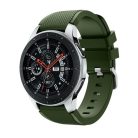 Szilikon Óraszíj - Pótszíj Samsung Galaxy Watch 46mm - Sport Style Series KatonaZöld