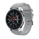 Szilikon Óraszíj - Pótszíj Samsung Galaxy Watch 46mm - Sport Style Series Szürke