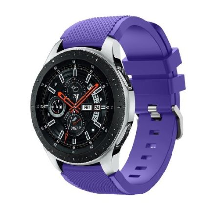Szilikon Óraszíj - Pótszíj Samsung Galaxy Watch 46mm - Sport Style Series Lila