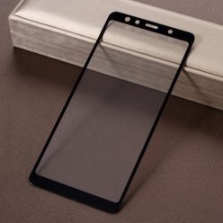   Samsung Galaxy A7 (2018) Tempered Glass - Kijelzővédő Üveg FULL 3D Fekete