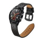 Huawei Watch GT Bőr Pótszíj - Óraszíj Fekete