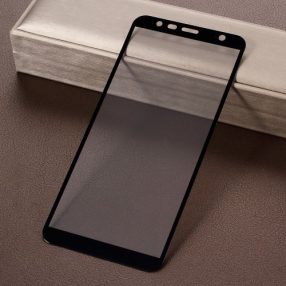   Samsung Galaxy J6+ / J6 Plus Tempered Glass - Kijelzővédő Üveg FULL 3D Fekete