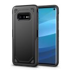 Samsung Galaxy S10e Tok Ütésálló Armor Rugged Series 2in1 Csúszásgátlóval Fekete