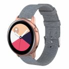 Samsung Galaxy Watch Active Óraszíj - Pótszíj Textil Canvas SötétSzürke