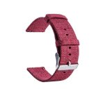 Samsung Galaxy Watch Active Óraszíj - Pótszíj Textil Canvas Pink