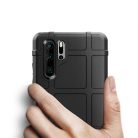 Huawei P30 Pro Ütésálló Tok Anti-Shock Series Rugged Shield -RMPACK- Fekete