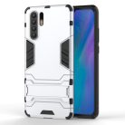 Huawei P30 Pro Tok Ütésálló - Kitámasztható TPU Hybrid Ezüst