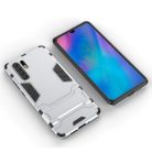 Huawei P30 Pro Tok Ütésálló - Kitámasztható TPU Hybrid Ezüst