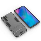 Huawei P30 Pro Tok Ütésálló - Kitámasztható TPU Hybrid Szürke