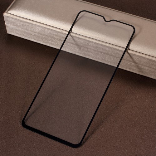 Samsung Galaxy A50 / A30 Kijelzővédő Üveg - Tempered Glass -FULL 3D- Fekete