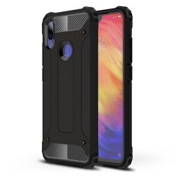   Xiaomi Redmi Note 7 Ütésálló Armor Tok Guard Series 2in1 Fekete