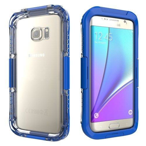 Samsung Galaxy S7 Edge Tok Vizálló / Vízhatlan Waterproof 10M-ig Sötékék