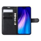 RMPACK Xiaomi Redmi Note 8 Notesz Tok Business Series Kitámasztható Bankkártyatartóval Fekete