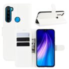 RMPACK Xiaomi Redmi Note 8 Notesz Tok Business Series Kitámasztható Bankkártyatartóval Fehér