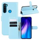 RMPACK Xiaomi Redmi Note 8 Notesz Tok Business Series Kitámasztható Bankkártyatartóval Világoskék