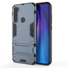 RMPACK Xiaomi Redmi Note 8T 2in1 Tok Ütésálló - Kitámasztható TPU Hybrid Sötétkék