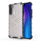 RMPACK Xiaomi Redmi Note 8T Shock-Proof Szilikon Tok Ütésálló Kivitel Honeycomb Style Fehér