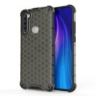 RMPACK Xiaomi Redmi Note 8T Shock-Proof Szilikon Tok Ütésálló Kivitel Honeycomb Style Fekete