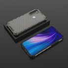 RMPACK Xiaomi Redmi Note 8T Shock-Proof Szilikon Tok Ütésálló Kivitel Honeycomb Style Fekete