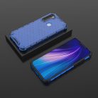 RMPACK Xiaomi Redmi Note 8T Shock-Proof Szilikon Tok Ütésálló Kivitel Honeycomb Style Kék