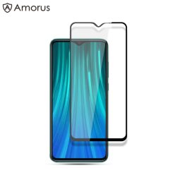   Xiaomi Redmi Note 8T Képernyővédő Üveg - Full Coverage - Fekete Tempered Glass AMORUS