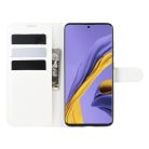 RMPACK Samsung Galaxy A51 Notesz Tok Business Series Kitámasztható Bankkártyatartóval Fehér