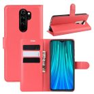 RMPACK Xiaomi Redmi Note 8 Pro Notesz Tok Business Series Kitámasztható Bankkártyatartóval Piros