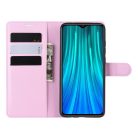 RMPACK Xiaomi Redmi Note 8 Pro Notesz Tok Business Series Kitámasztható Bankkártyatartóval Rózsaszín