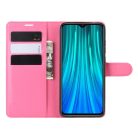 RMPACK Xiaomi Redmi Note 8 Pro Notesz Tok Business Series Kitámasztható Bankkártyatartóval Pink