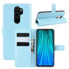 RMPACK Xiaomi Redmi Note 8 Pro Notesz Tok Business Series Kitámasztható Bankkártyatartóval Világoskék