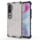 RMPACK Xiaomi Mi Note 10 / Mi Note 10 Pro Shock-Proof Szilikon Tok Ütésálló Kivitel Honeycomb Style Fehér