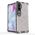 RMPACK Xiaomi Mi Note 10 / Mi Note 10 Pro Shock-Proof Szilikon Tok Ütésálló Kivitel Honeycomb Style Fehér