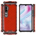 RMPACK Xiaomi Mi Note 10 / Mi Note 10 Pro Shock-Proof Szilikon Tok Ütésálló Kivitel Honeycomb Style Piros