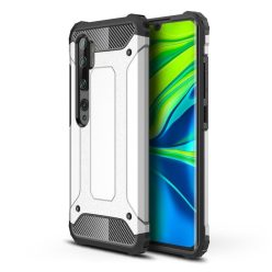   RMPACK Xiaomi Mi Note 10 / Note 10 Pro Ütésálló Armor Tok Guard Series 2in1 Ezüst